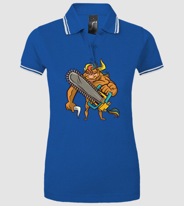 Unicorn Taur model albastru regal pe tricou