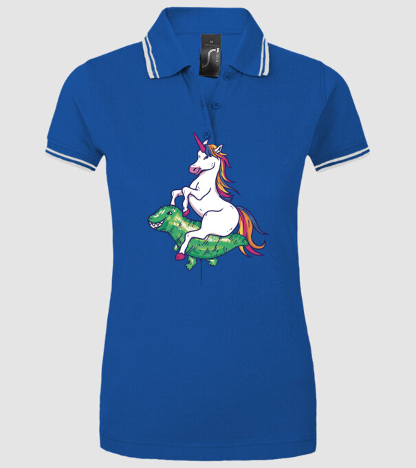 Balon cu Unicorn model albastru regal pe tricou