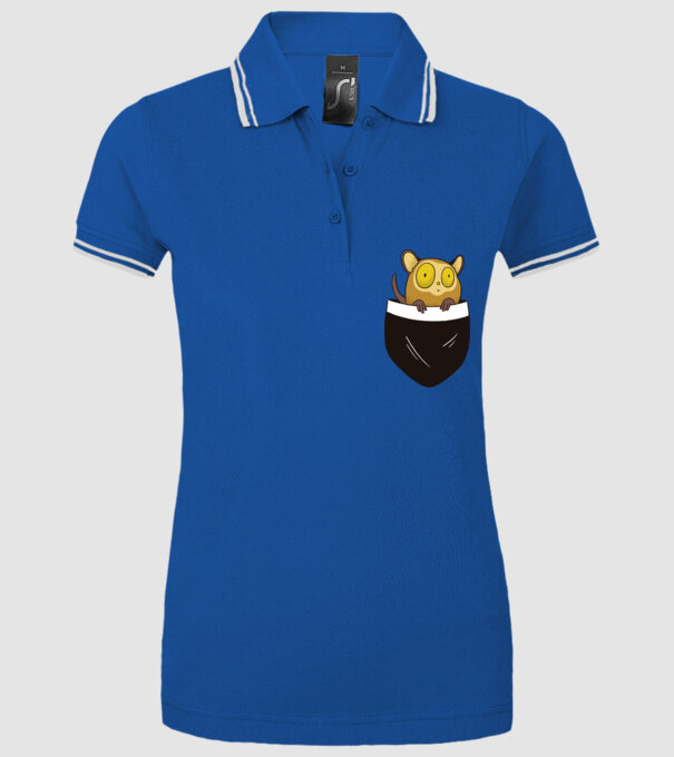 Maki de buzunar model albastru regal pe tricou