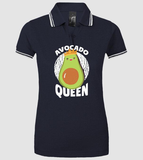 Avocado Queen Regina Avocado model albastru închis pe tricou