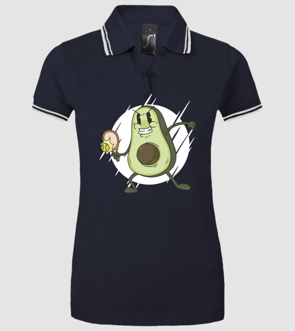 Tenis Avocado model albastru închis pe tricou