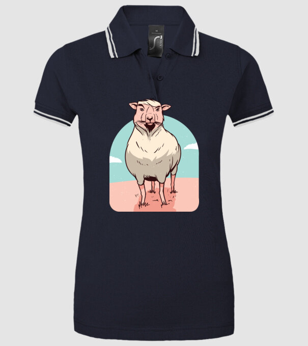 Miel Șobolan model albastru închis pe tricou