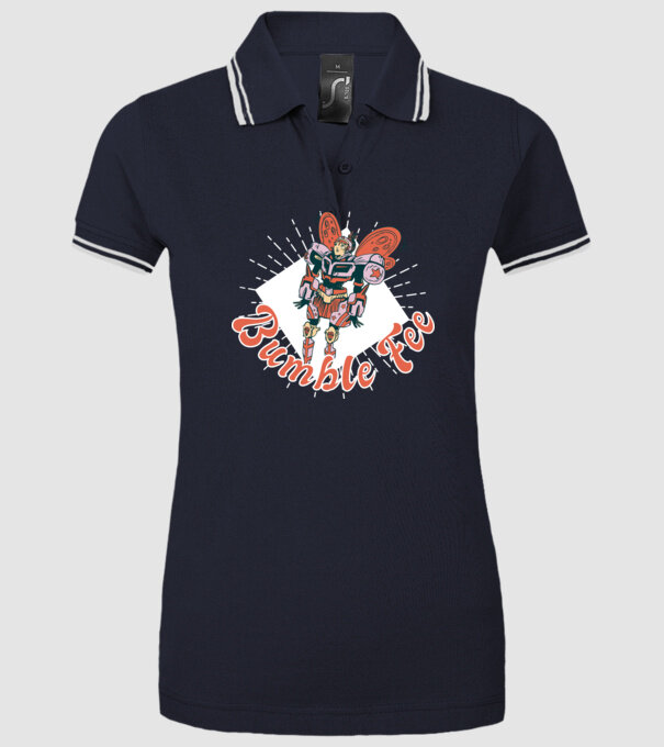 Bumble Fee - Zâna Robot model albastru închis pe tricou