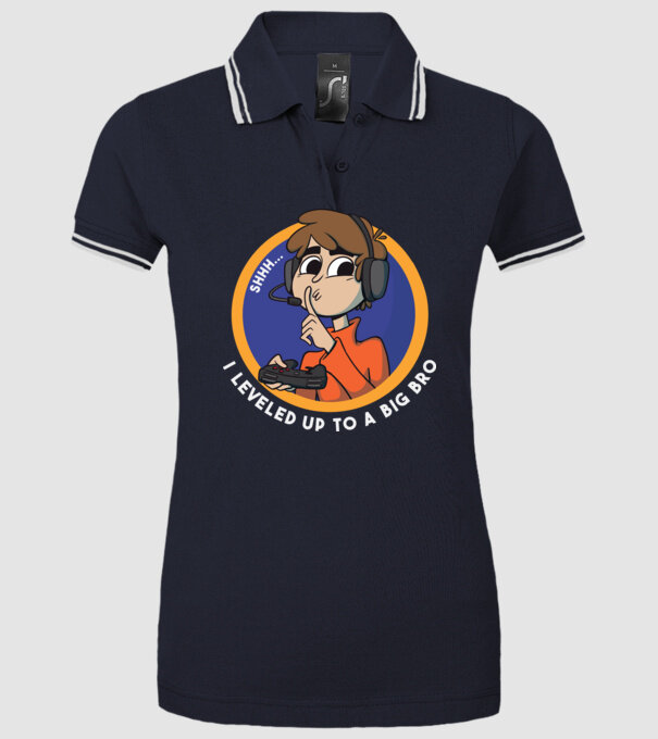Gamer Frate mai mare model albastru închis pe tricou