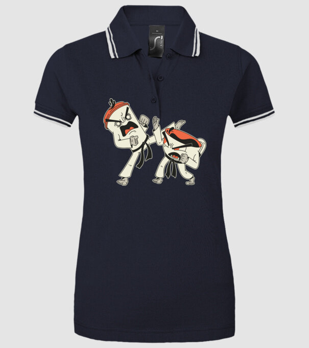 Cafea vs ceai model albastru închis pe tricou