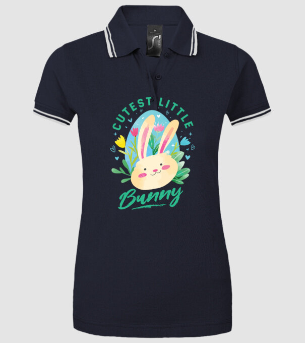 Cel mai dulce iepuraș model albastru închis pe tricou