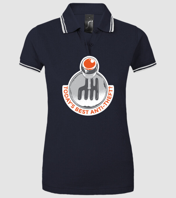 Cutia de viteze manuală este cel mai bun anti-furt tricou amuzant model albastru închis pe tricou
