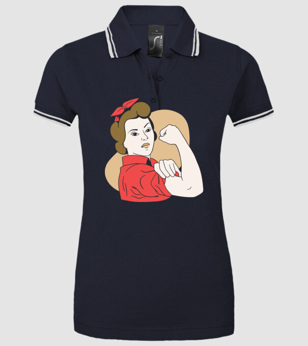 Emanciparea femeilor model albastru închis pe tricou