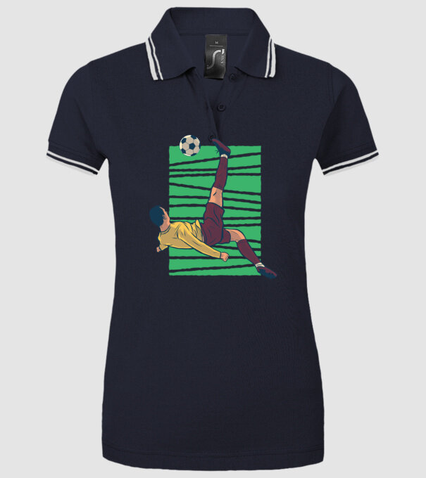Fotbalist foarfecă model albastru închis pe tricou