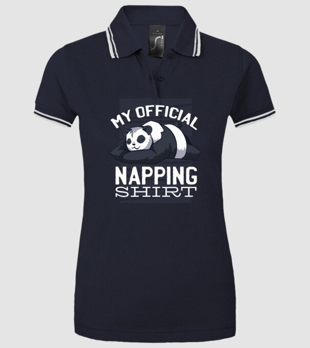 This is my official napping T-shirt, tricou amuzant odihnă model albastru închis pe tricou