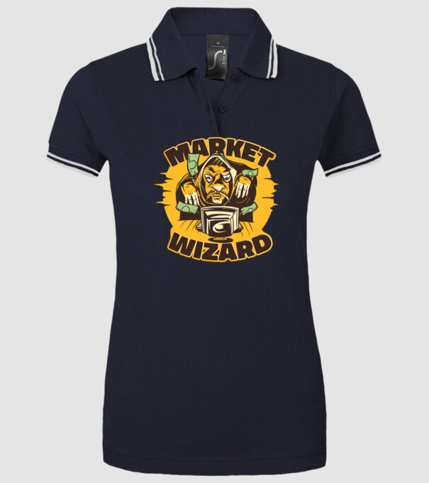 Guru al pieței bursiere model albastru închis pe tricou