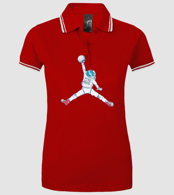 Air Astronaut tricou astronaut model roșu pe tricou