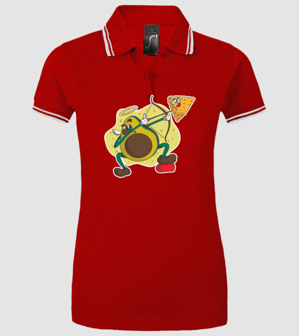 Dragoste de Avocado model roșu pe tricou