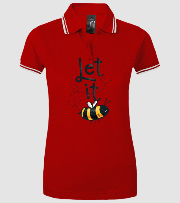 Let it bee - Apicultor model roșu pe tricou