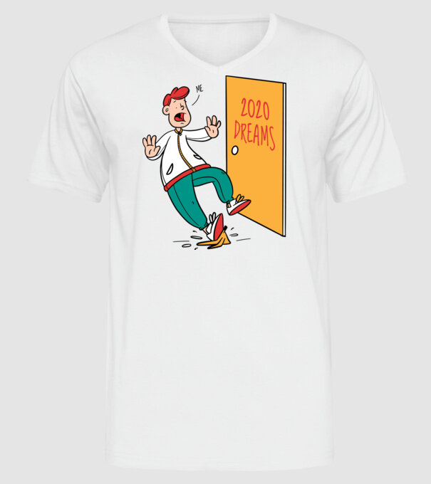 model alb pe tricou