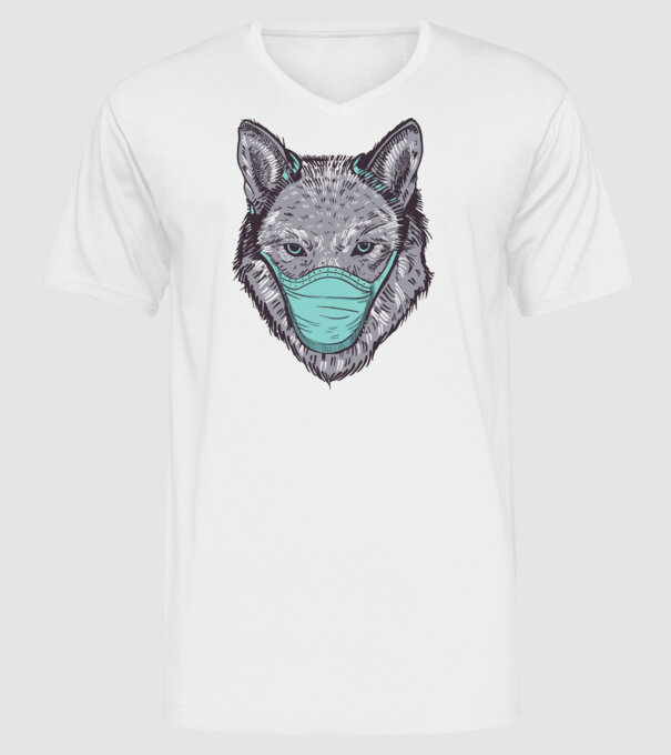 model alb pe tricou