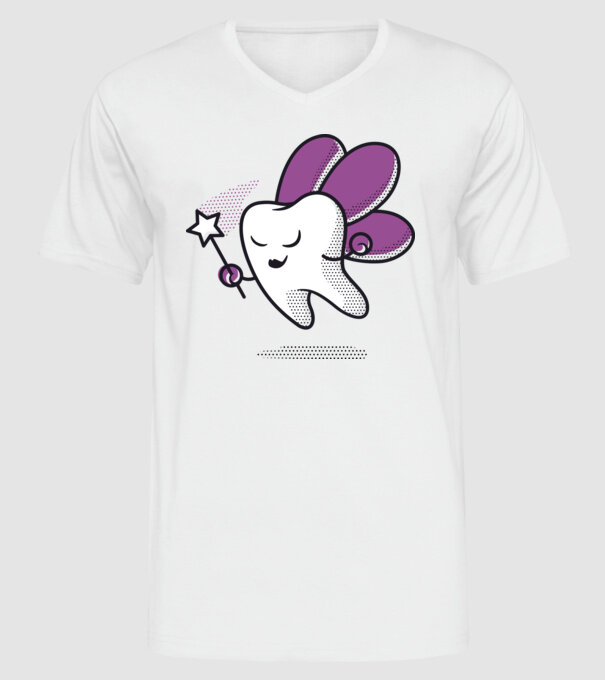 Zâna Măseluță model alb pe tricou