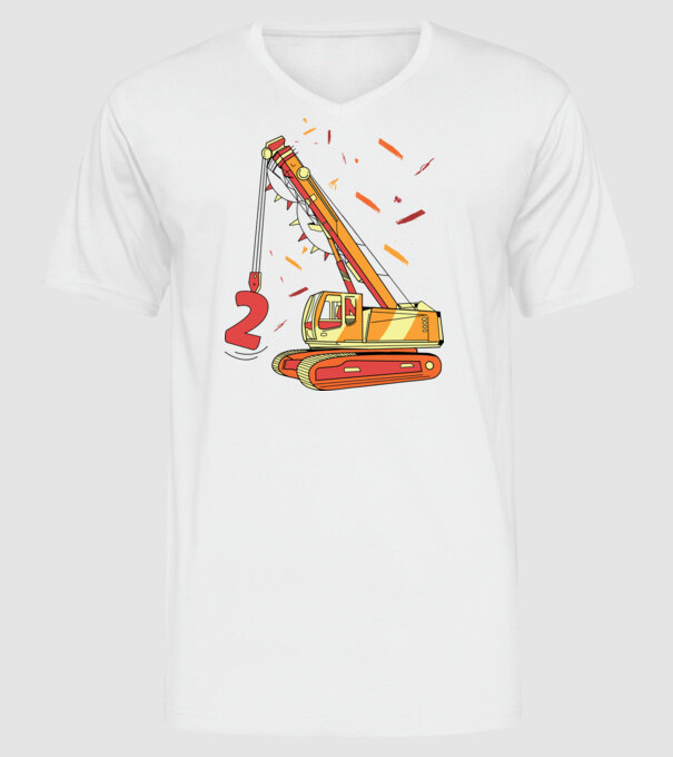 Prindere 2nd Birthday model alb pe tricou