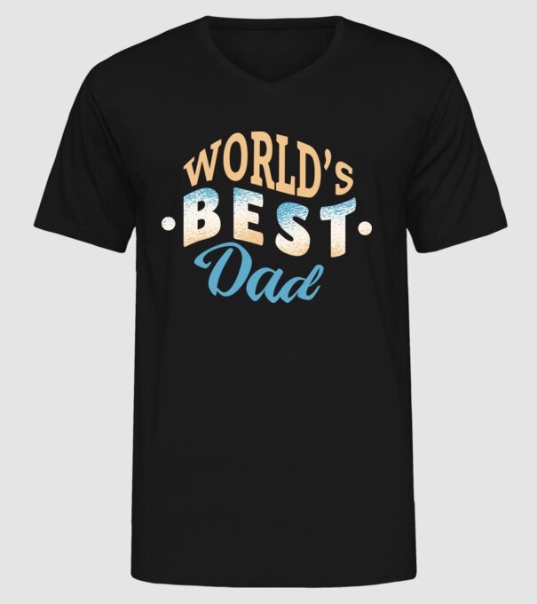 Cel mai bun Tătic din lume model negru pe tricou