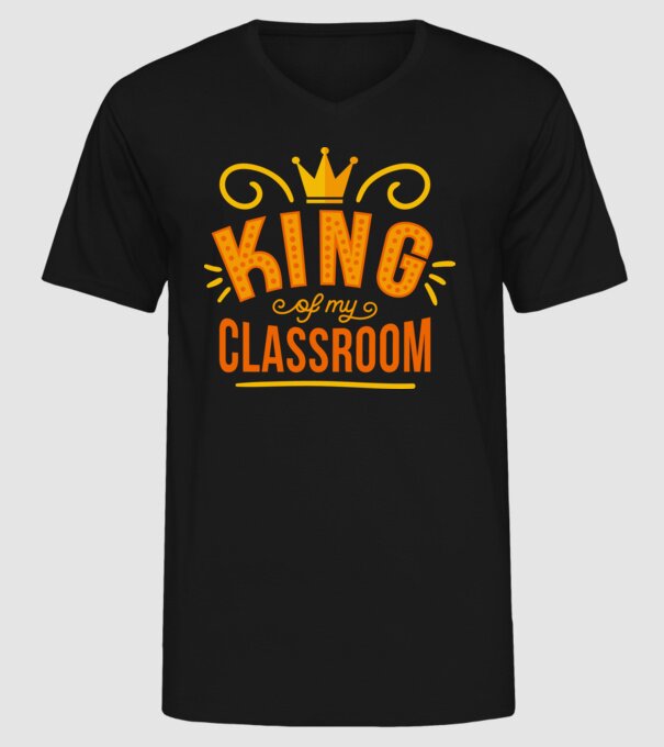 Regele clasei model negru pe tricou