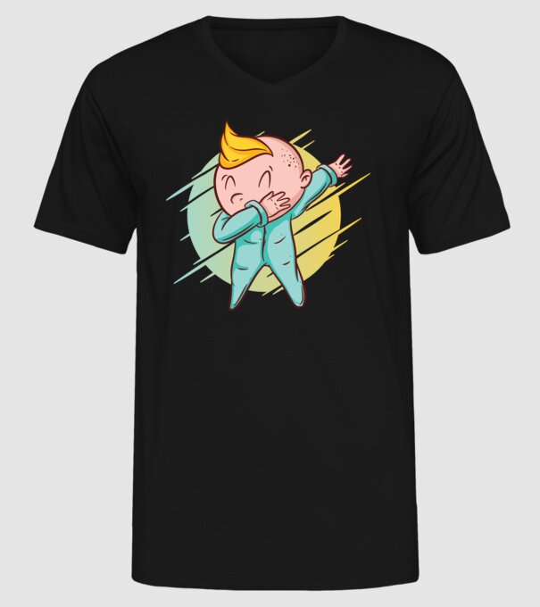 Bebe DAB model negru pe tricou