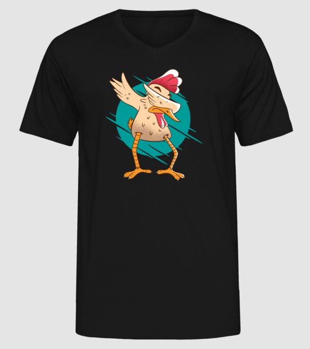 Pui DAB model negru pe tricou