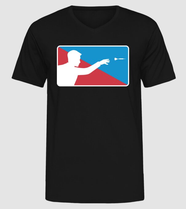Darts MLB model negru pe tricou