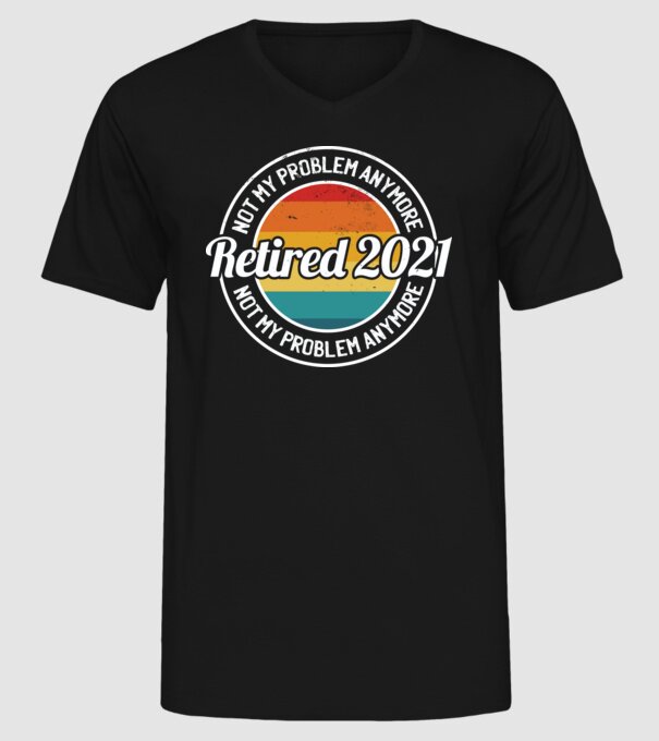 Pensionat 2021 model negru pe tricou