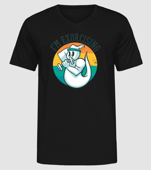 Antrenament Fantomă (Spirit?) model negru pe tricou