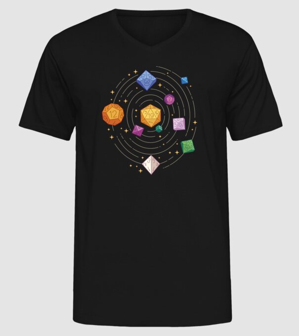 As de pică model negru pe tricou