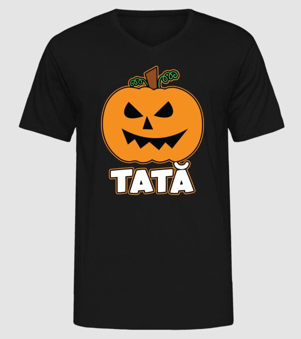 tată model negru pe tricou
