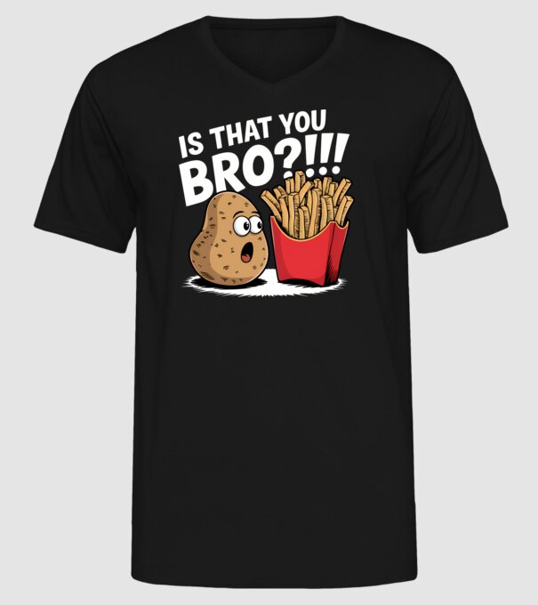 Is that you BRO?!! Negru model negru pe tricou