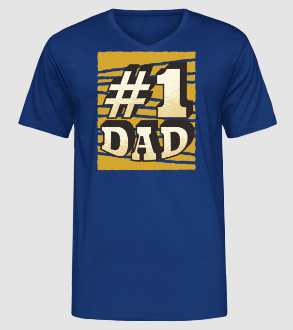 Tata 01 model albastru regal pe tricou