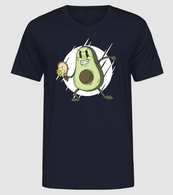Tenis Avocado model albastru închis pe tricou