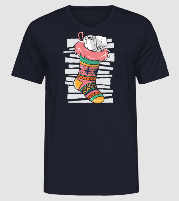 Christmas Gift 2020 model albastru închis pe tricou