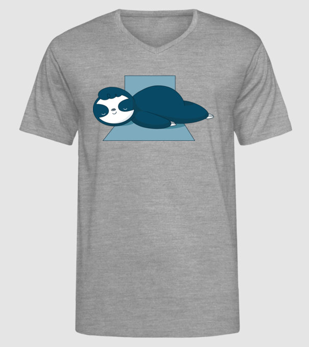 Leneș dormind model gri pe tricou