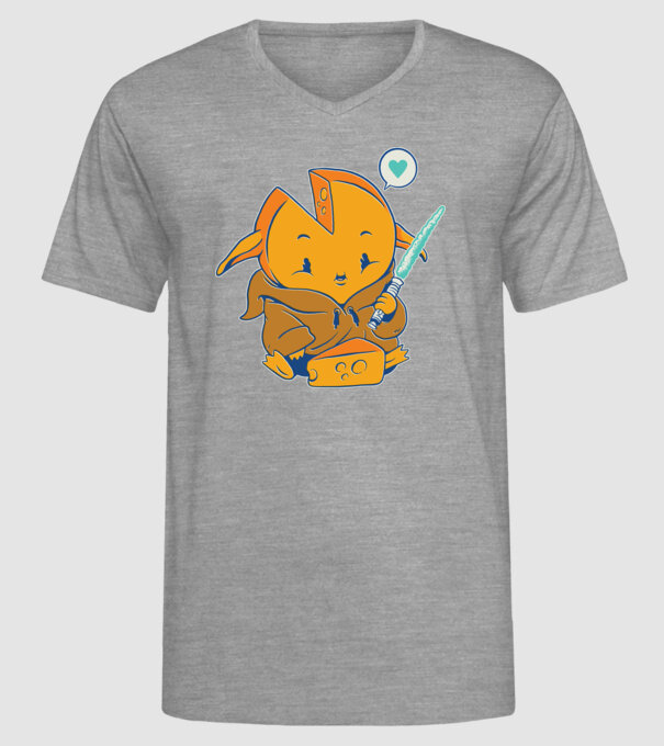Baby Gouda model gri pe tricou
