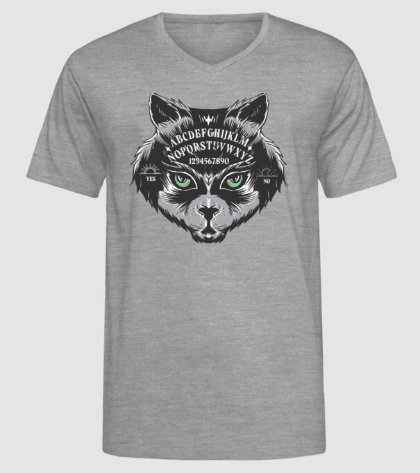 cap pisică joc de aventură model gri pe tricou