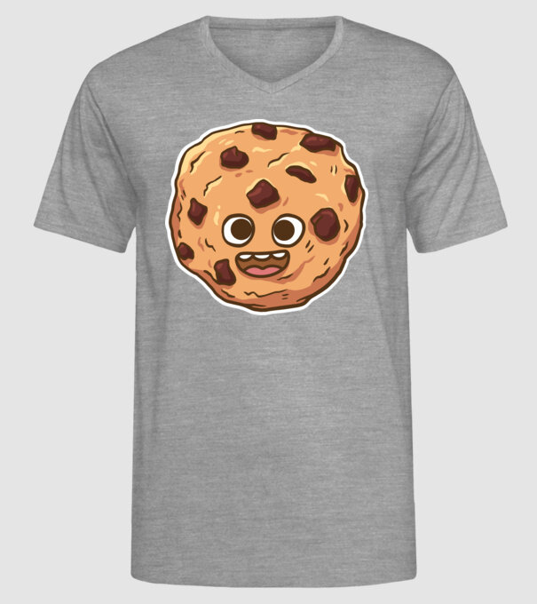 Cookie drăguț model gri pe tricou