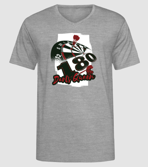 Regina Darts model gri pe tricou