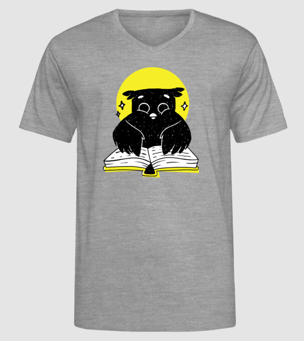 Bufniță de noapte model gri pe tricou