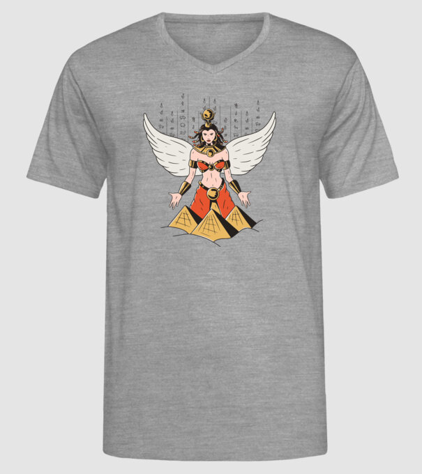 Zeița Isis model gri pe tricou