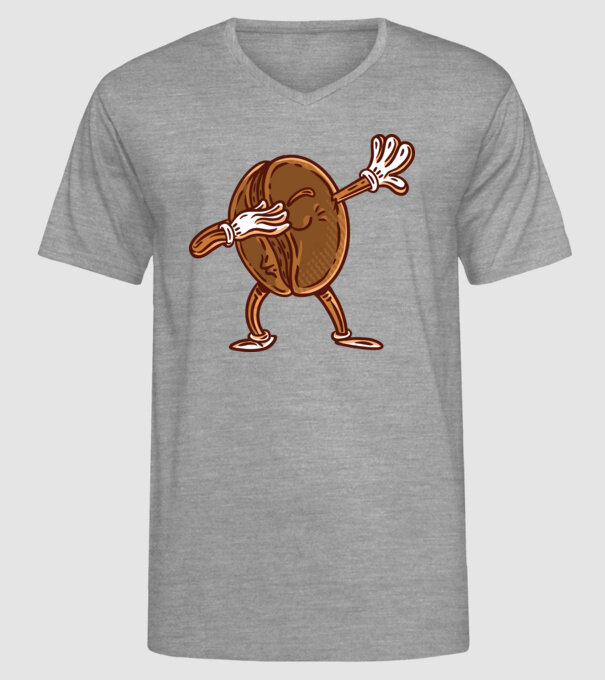 Cafea DAB model gri pe tricou