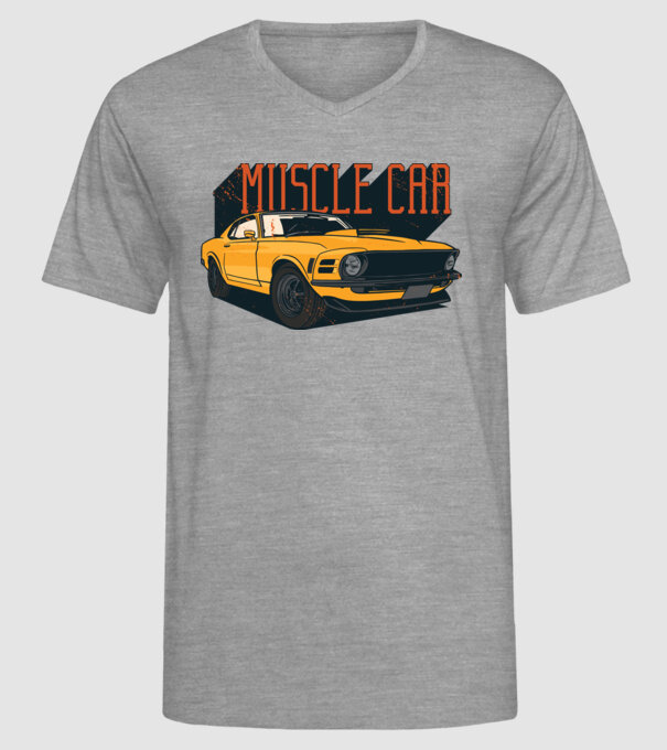 Mașină sport cool model gri pe tricou