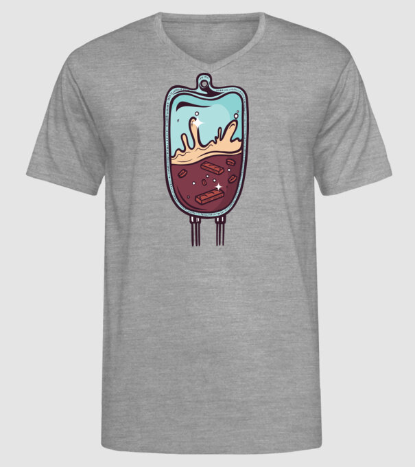 Porter Infuzie model gri pe tricou