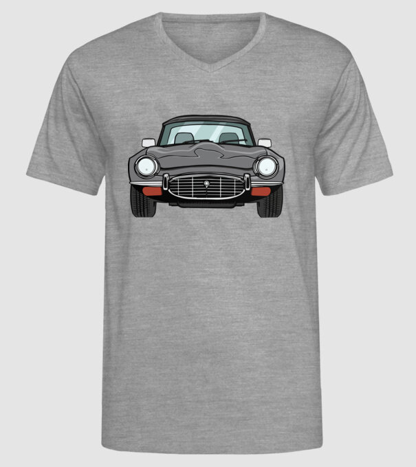 Mașină veche model gri pe tricou