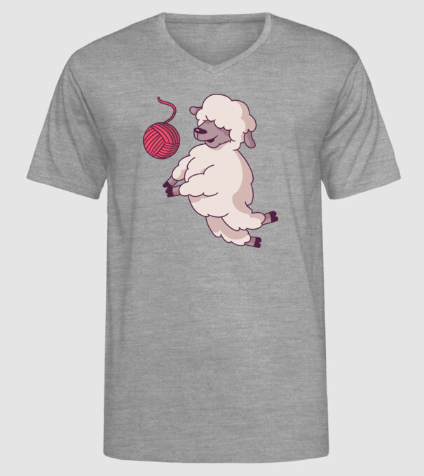 Miel voleibalist model gri pe tricou