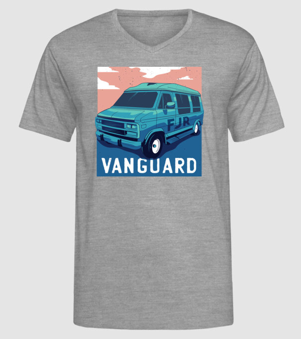 Microbus Sport Autocaravană model gri pe tricou