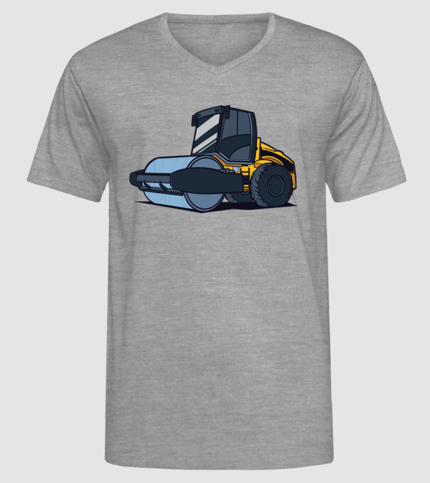 Rulou compresor model gri pe tricou