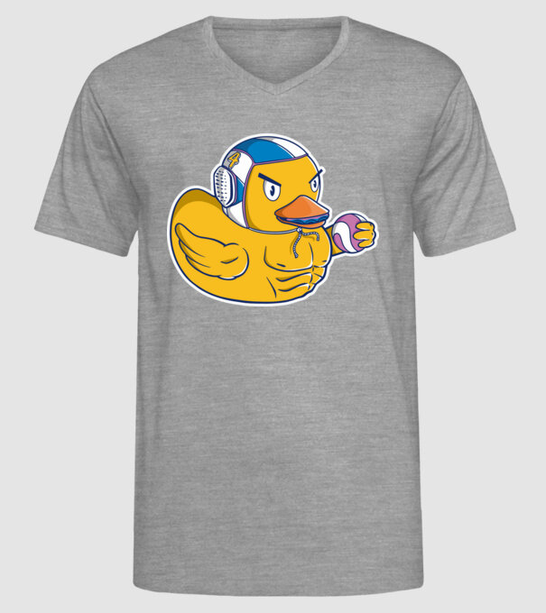 Rață polo pe apă model gri pe tricou